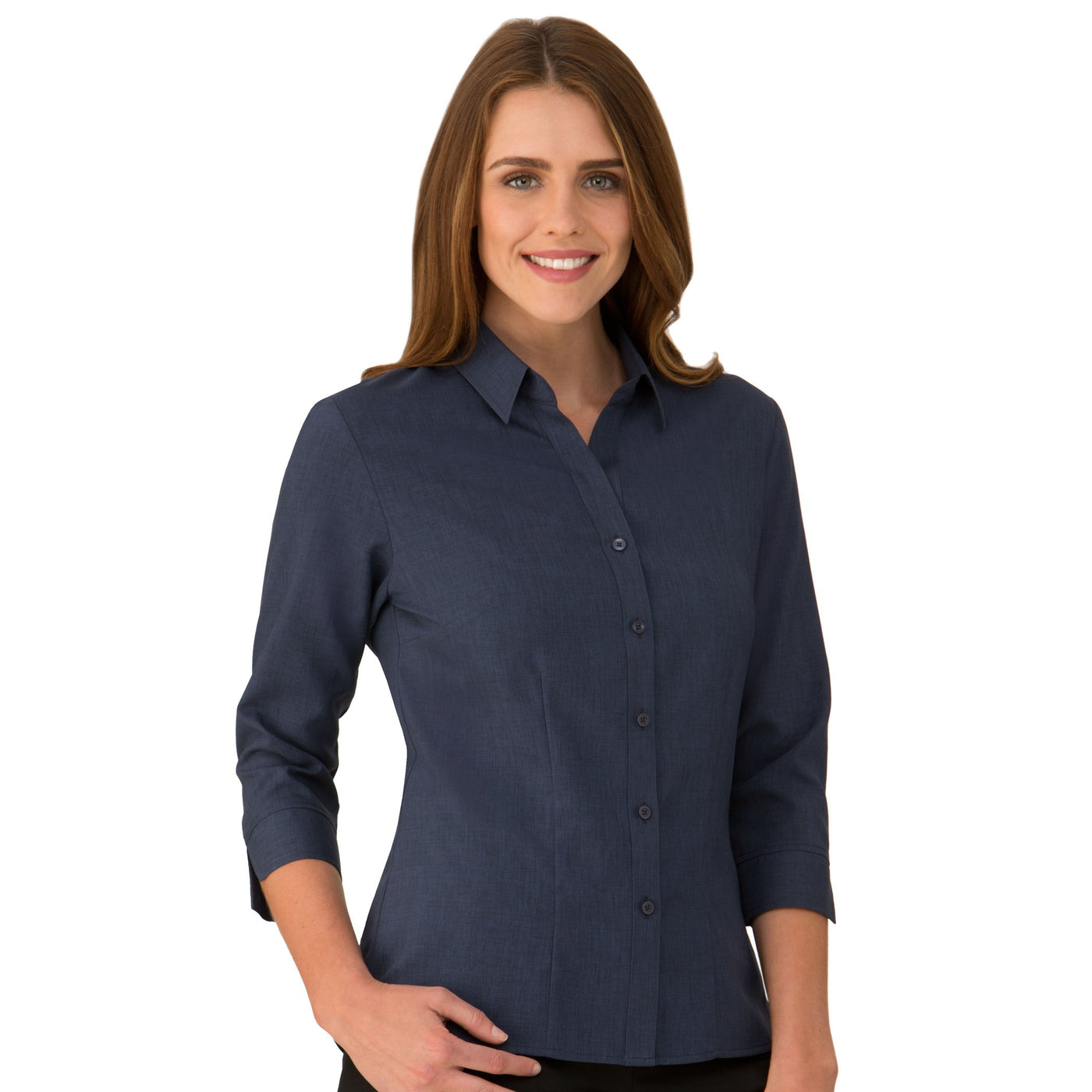 City Collection Ezylin Shirt 3/4 Sleeve - Womens