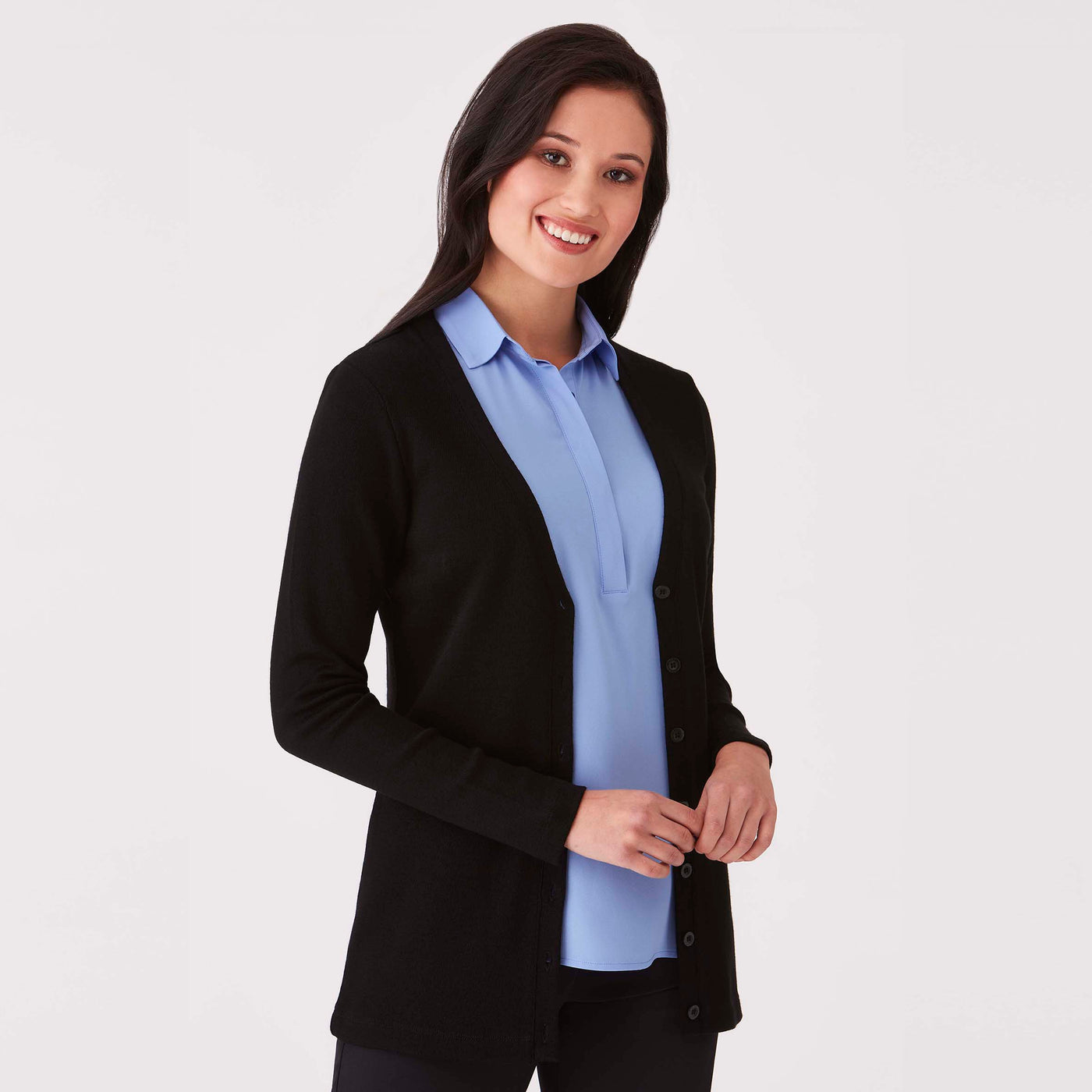 City Collection Overknit Womens Cardigan