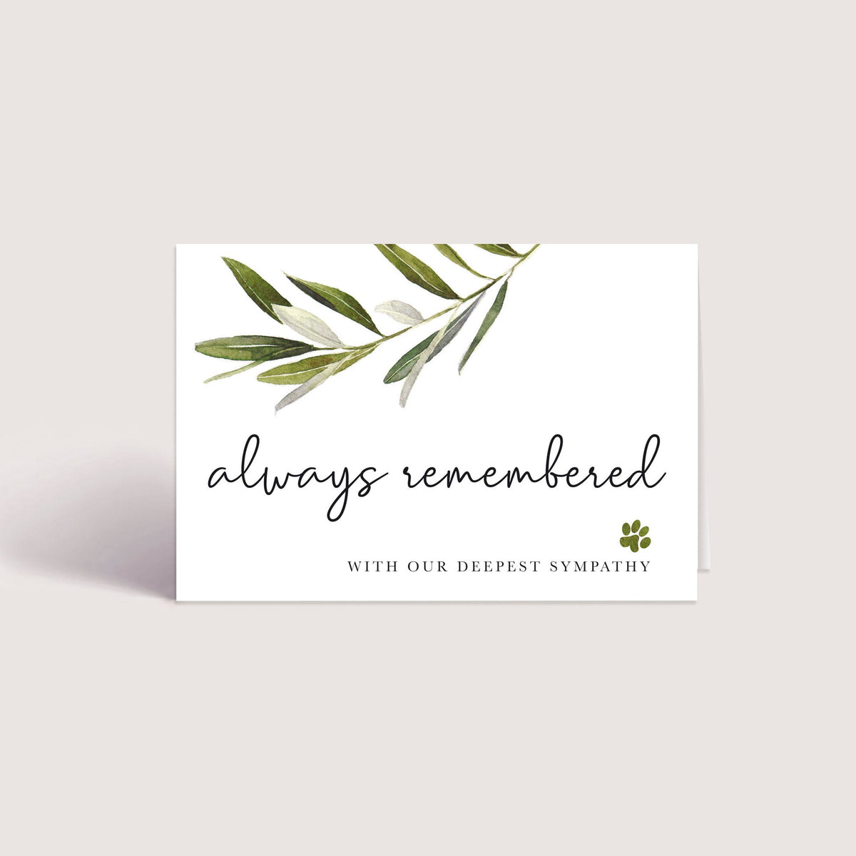 Pet Sympathy Cards