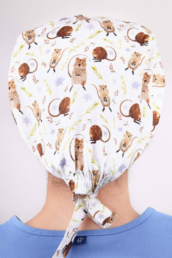 Dr Woof Scrub Cap- Quokka