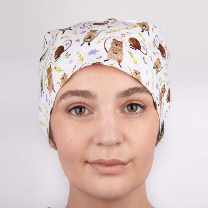 Dr Woof Scrub Cap- Quokka