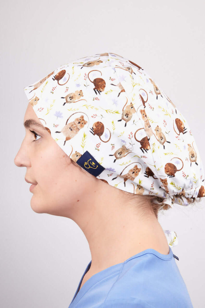 Dr Woof Scrub Cap- Quokka