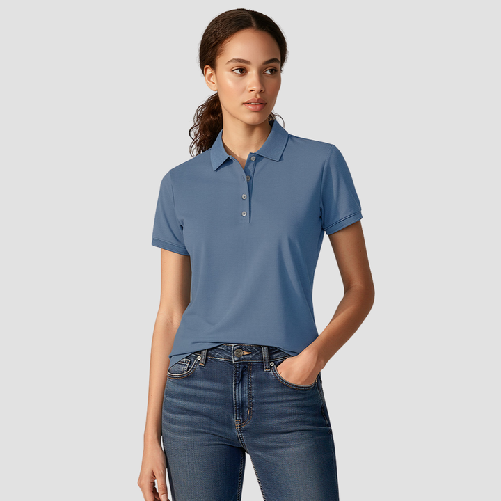 P105LS - Womens Biz Collection City Polo