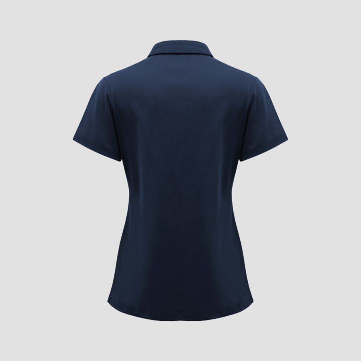 P515LS - Womens Fashion Biz Lotus Short Sleeve Polo