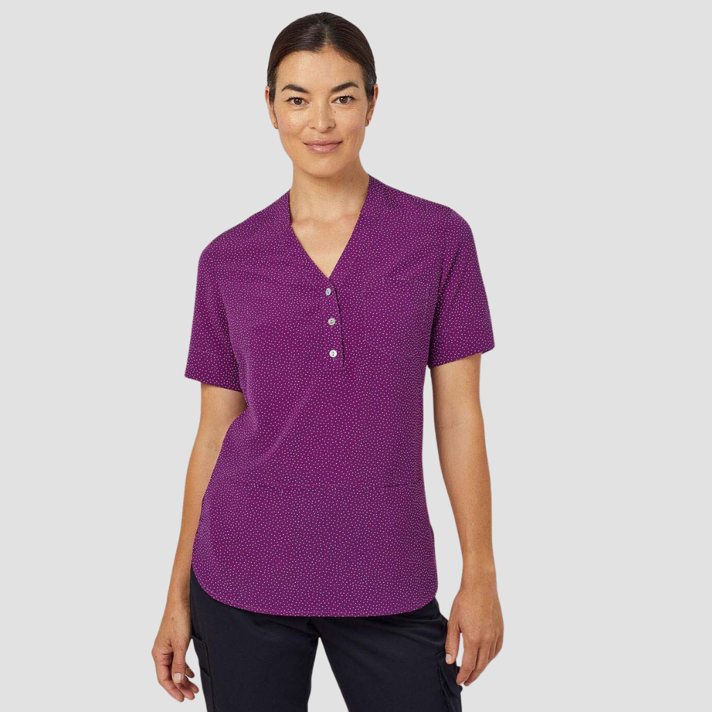 CAT9XP - Womens NNT Silvi Print Short Sleeve Tunic