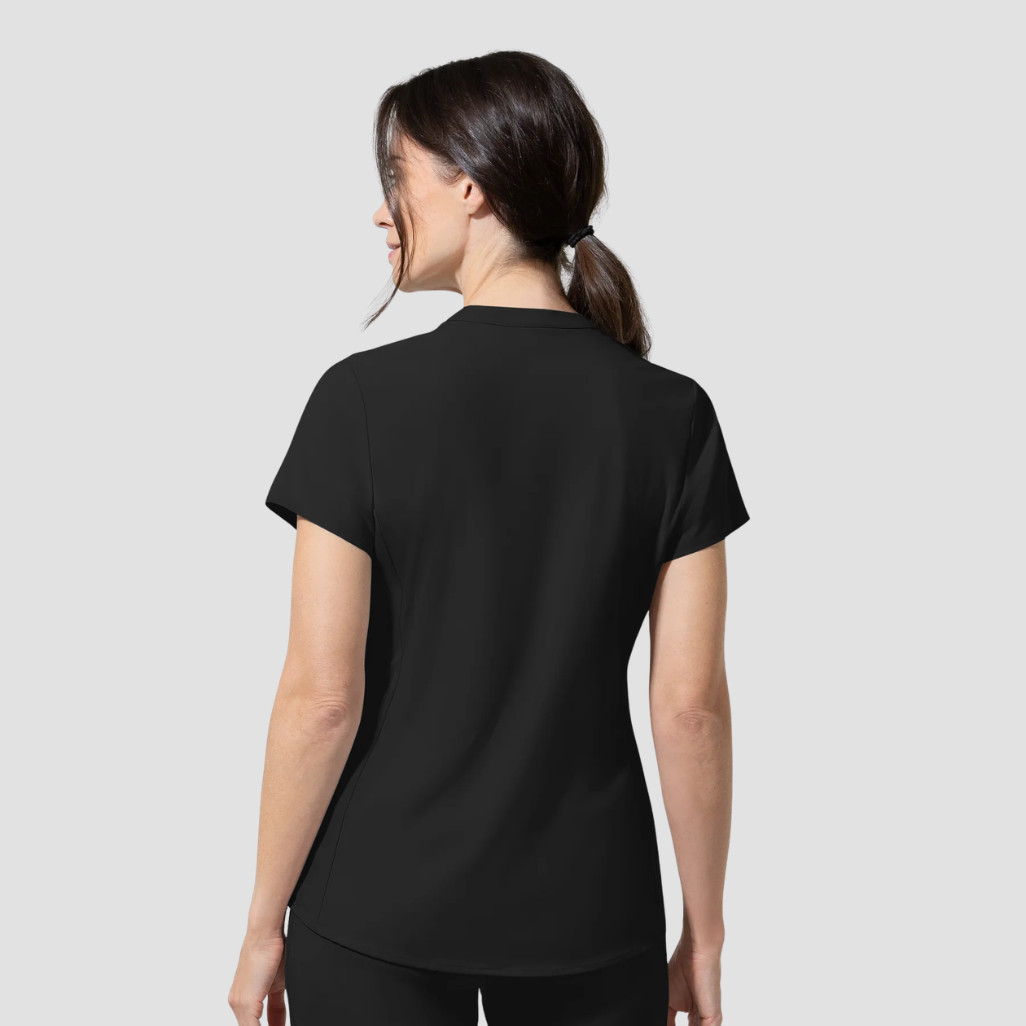 6270 - Womens Wink Waterproof Aura Allure V-Neck Scrub Top