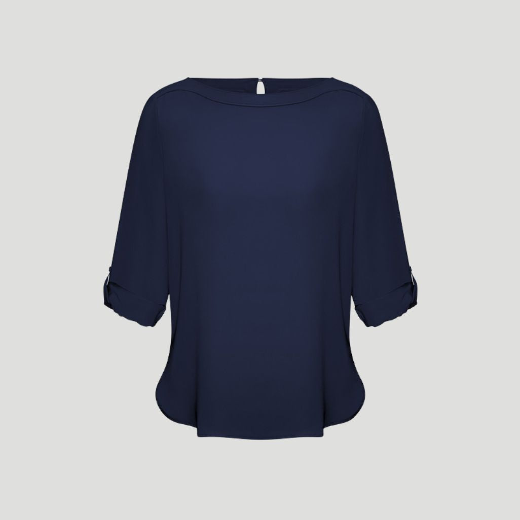 S828LL - Womens Fashion Biz Madison Boat Neck Top