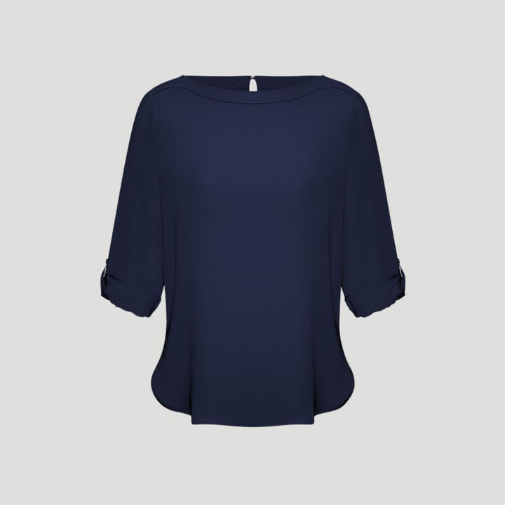 S828LL - Womens Fashion Biz Madison Boat Neck Top
