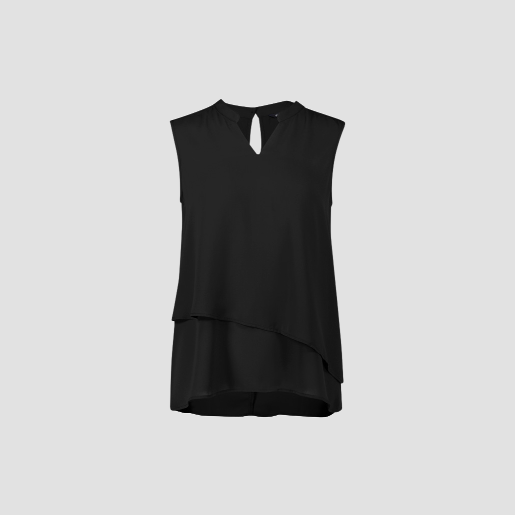 RB260LN - Womens Fashion Biz Seville Sleeveless Layered Blouse