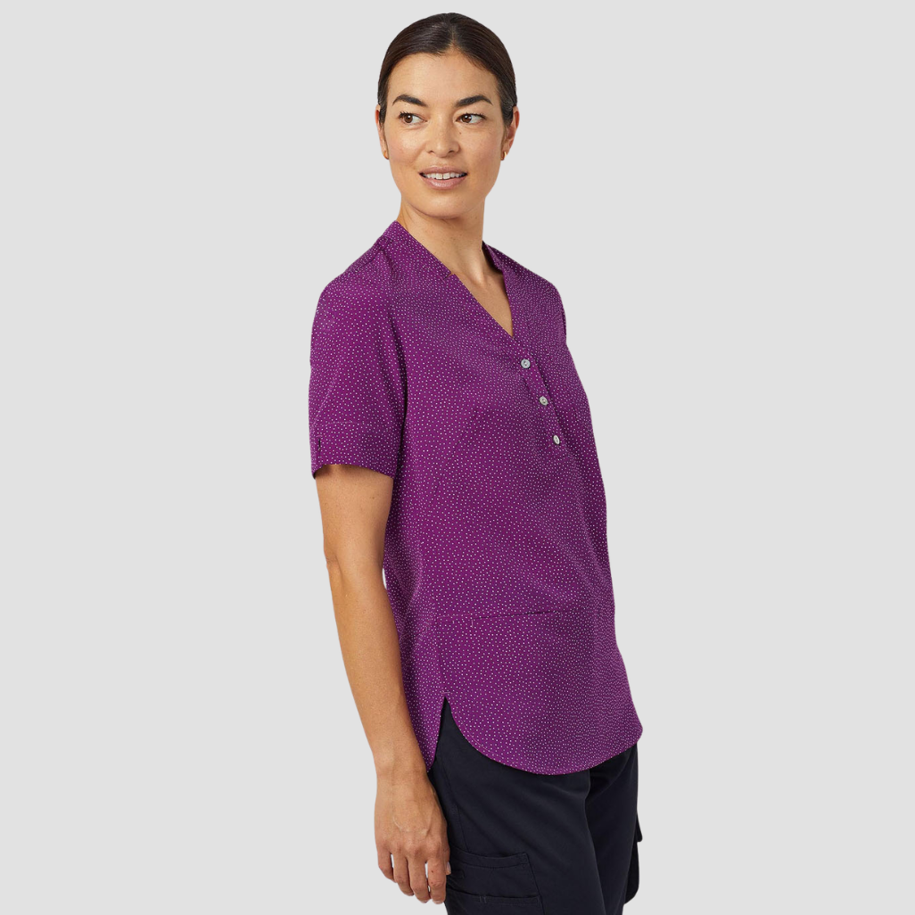 CAT9XP - Womens NNT Silvi Print Short Sleeve Tunic