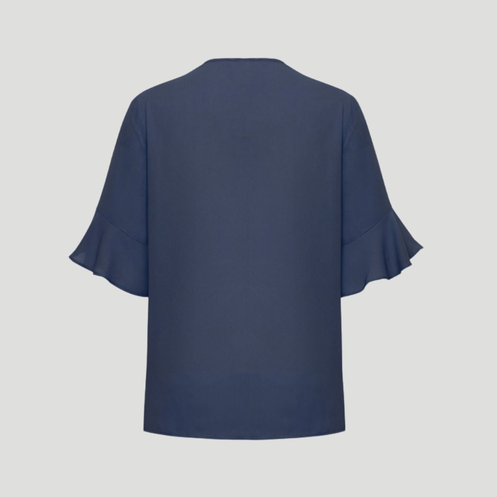 RB966LS - Womens Fashion Biz Aria Fluted Sleeve Blouse