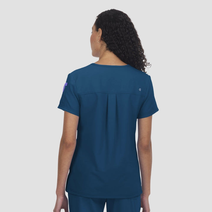 C101 - Womens Koi Cureology Cardi Scrub Top