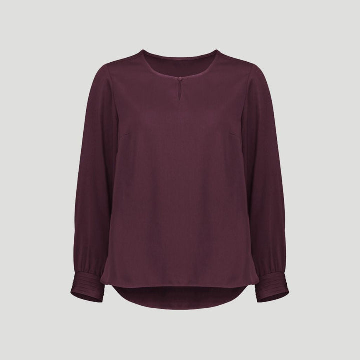 RU569LL - Womens Fashion Biz Evelyn Long Sleeve Blouse