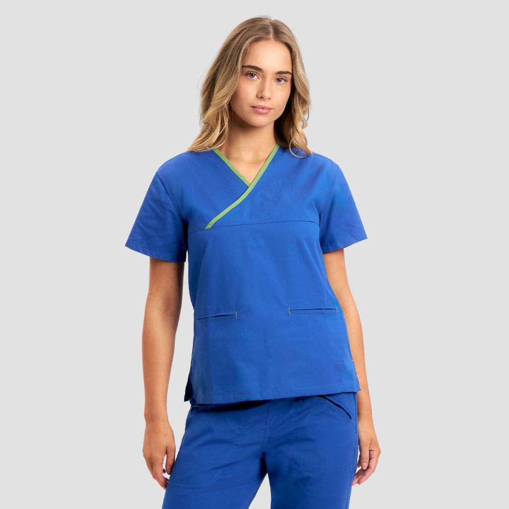 H10722 - Womens Fashion Biz Contrast Top