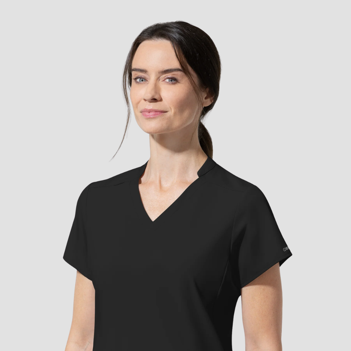 6270 - Womens Wink Waterproof Aura Allure V-Neck Scrub Top