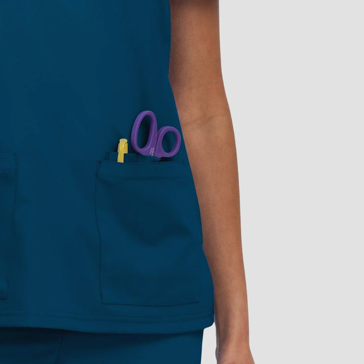 C101 - Womens Koi Cureology Cardi Scrub Top