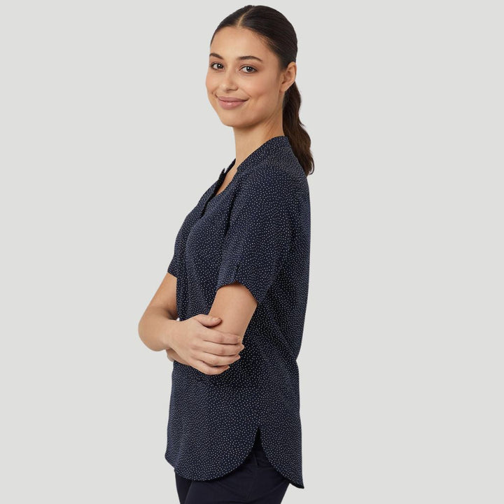 CAT9XP - Womens NNT Silvi Print Short Sleeve Tunic