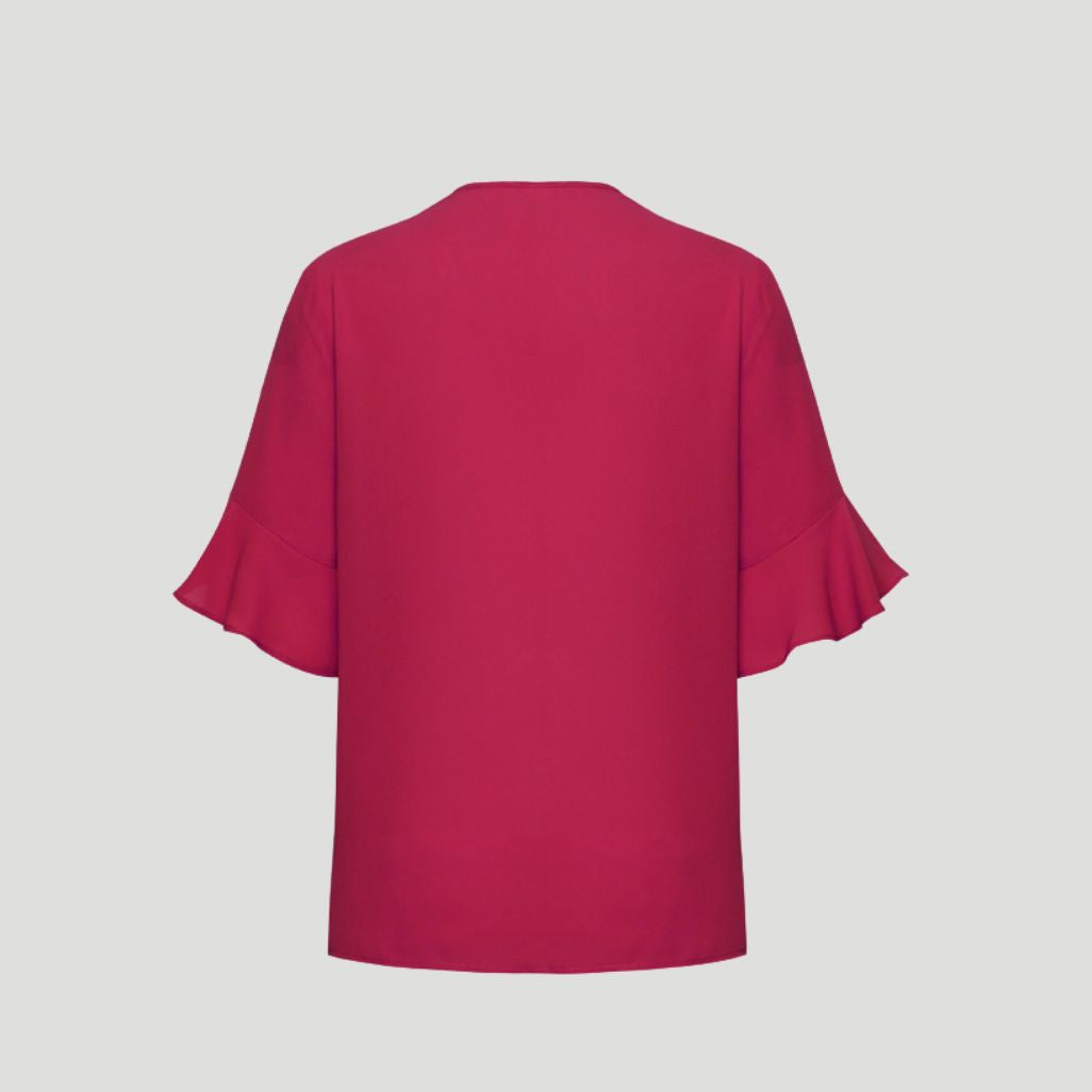 RB966LS - Womens Fashion Biz Aria Fluted Sleeve Blouse