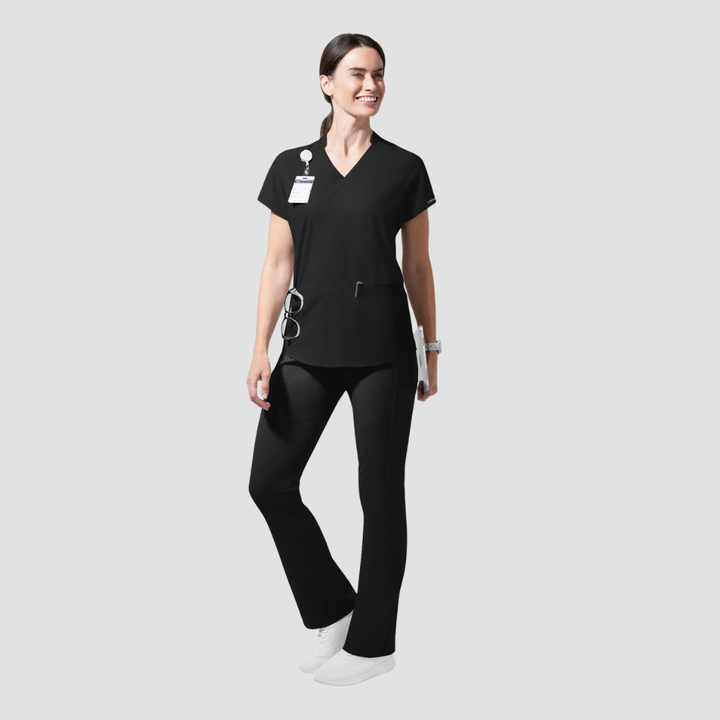 6270 - Womens Wink Waterproof Aura Allure V-Neck Scrub Top