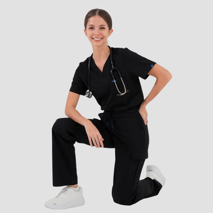 Womens Dr Woof VetCore™ Vet Med Cargo Scrub Pants with GENU™ Removable Knee Protection