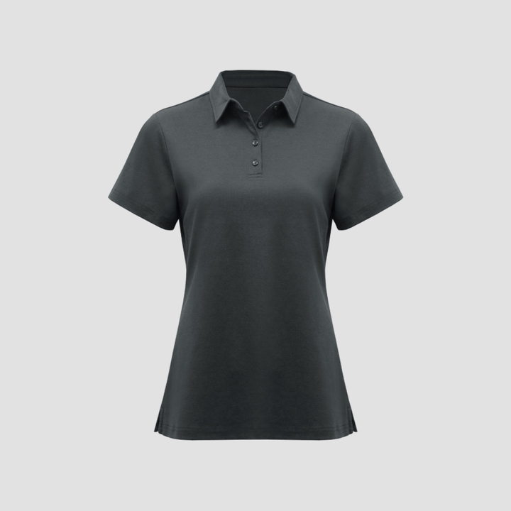 P515LS - Womens Fashion Biz Lotus Short Sleeve Polo