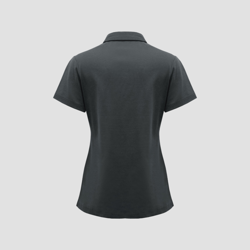 P515LS - Womens Fashion Biz Lotus Short Sleeve Polo