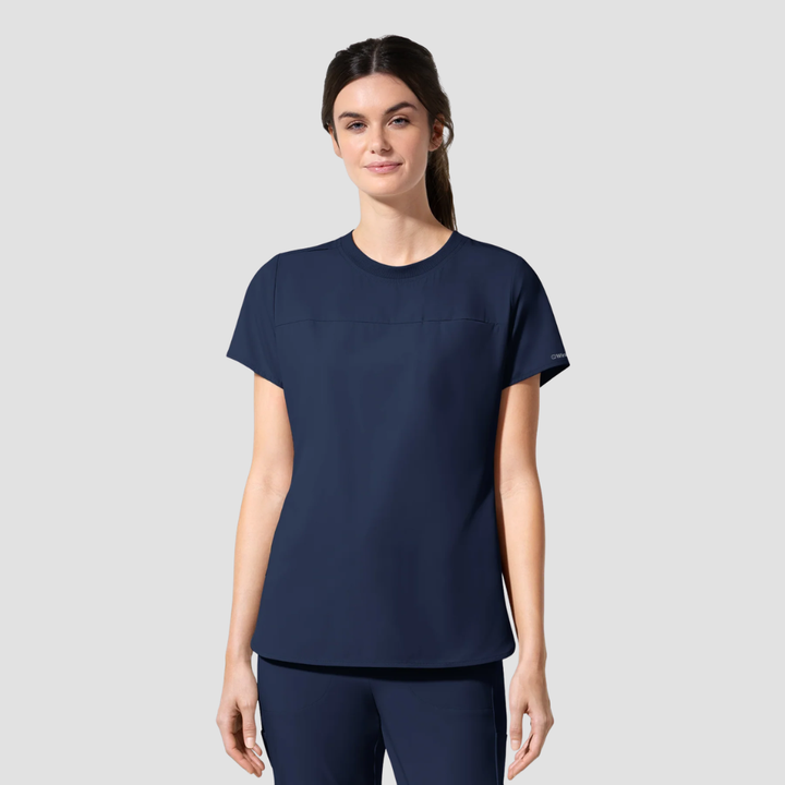 6170 - Womens Wink Waterproof Aura Captive Crew Neck Scrub Top