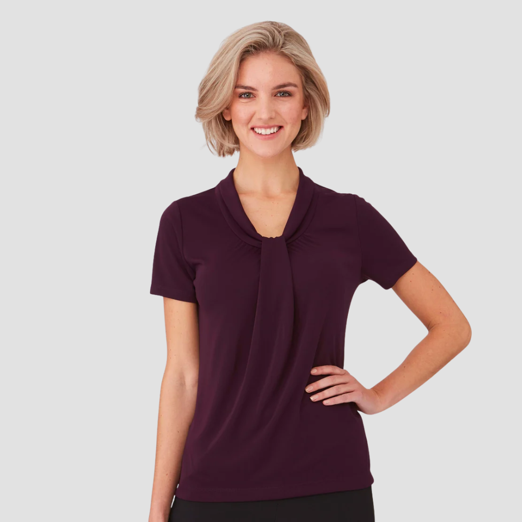2222 - Womens City Collection Pippa Short Sleeve Top