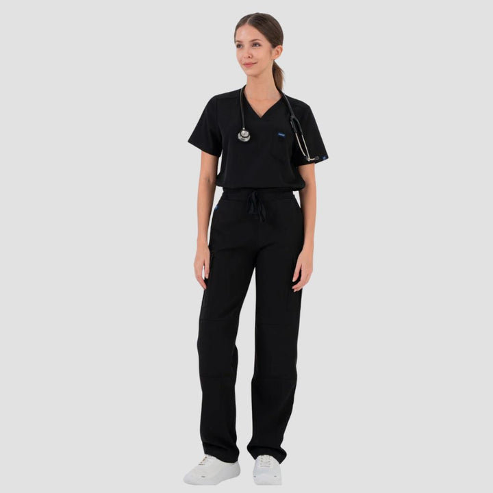 Womens Dr Woof VetCore™ Vet Med Cargo Scrub Pants with GENU™ Removable Knee Protection