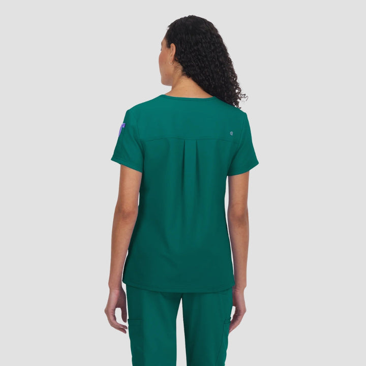 C101 - Womens Koi Cureology Cardi Scrub Top