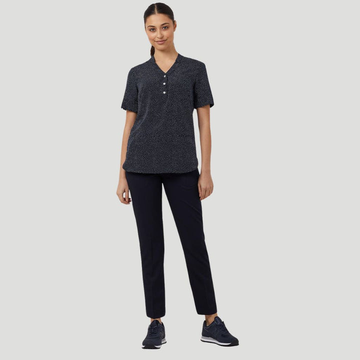 CAT9XP - Womens NNT Silvi Print Short Sleeve Tunic