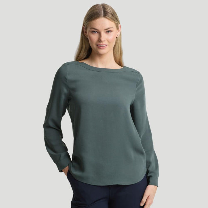 S828LL - Womens Fashion Biz Madison Boat Neck Top