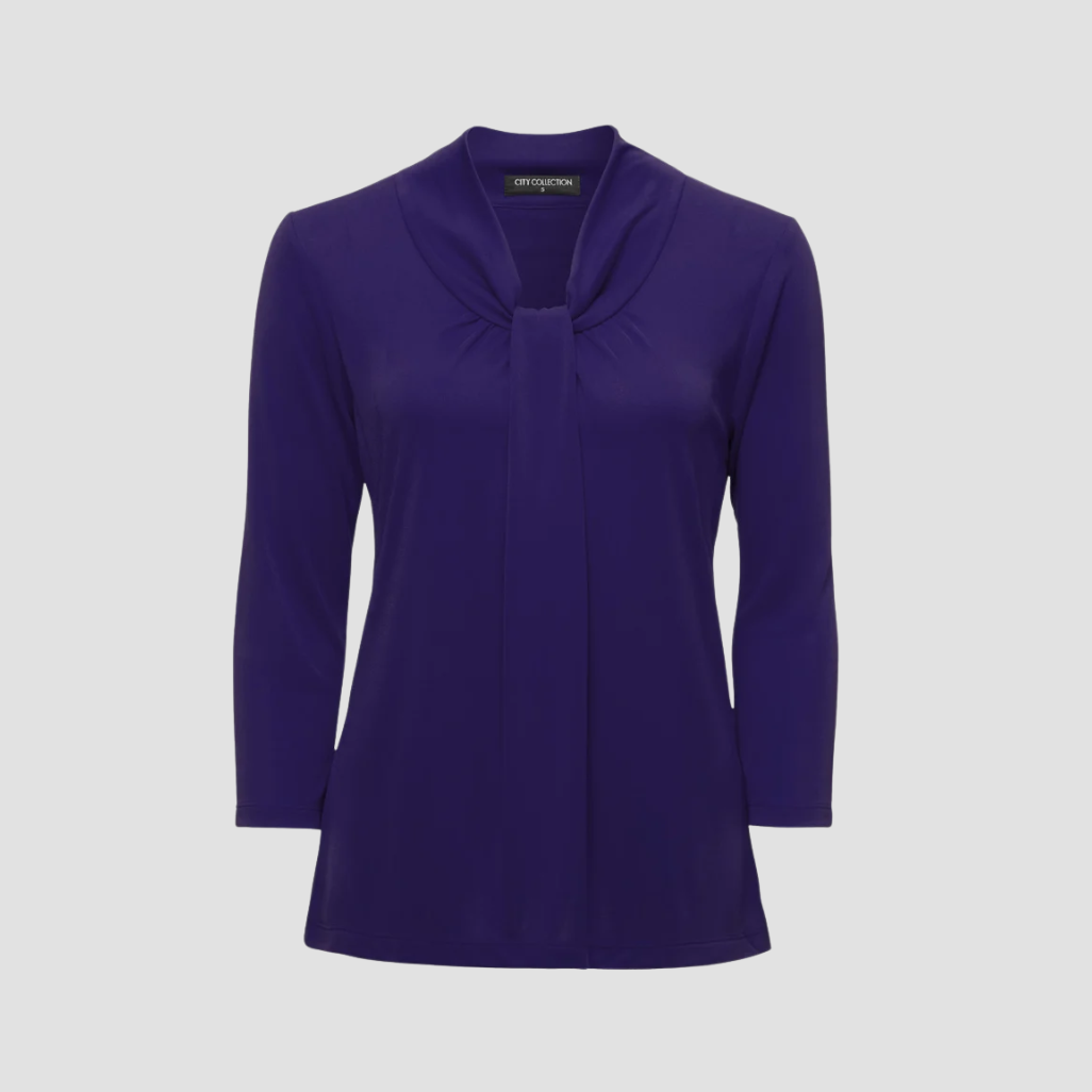 2221 - Womens City Collection Pippa 3/4 Sleeve Top