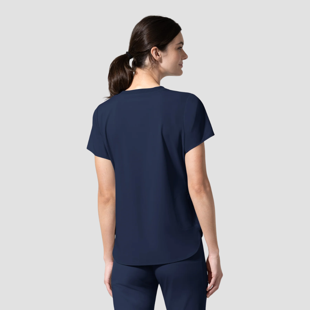 6170 - Womens Wink Waterproof Aura Captive Crew Neck Scrub Top