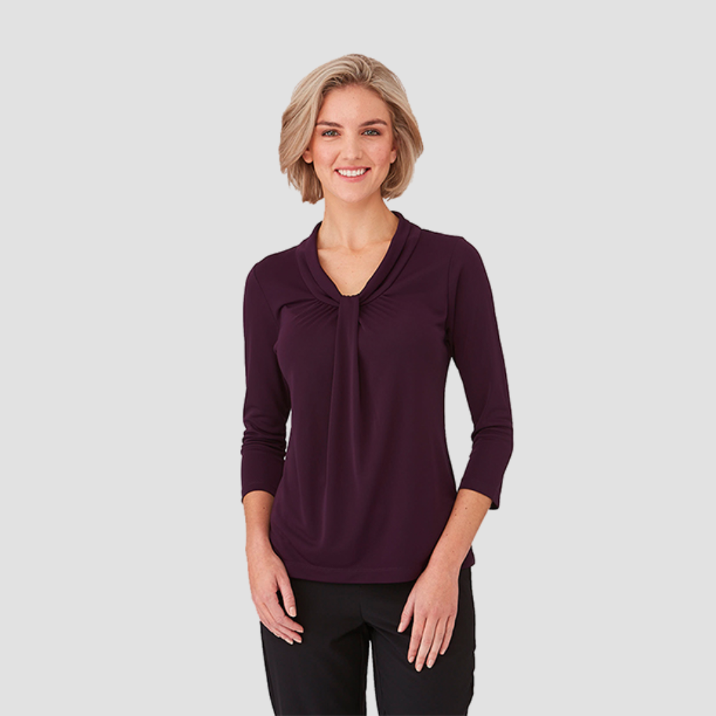 2221 - Womens City Collection Pippa 3/4 Sleeve Top