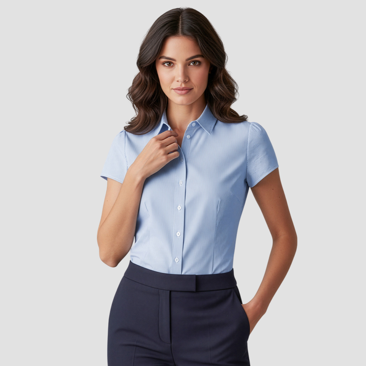 S812LS - Womens Fashion Biz Euro Short Sleeve Top