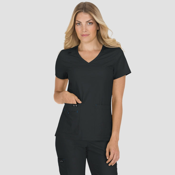 373 - Womens Koi Basics Becca Scrub Top