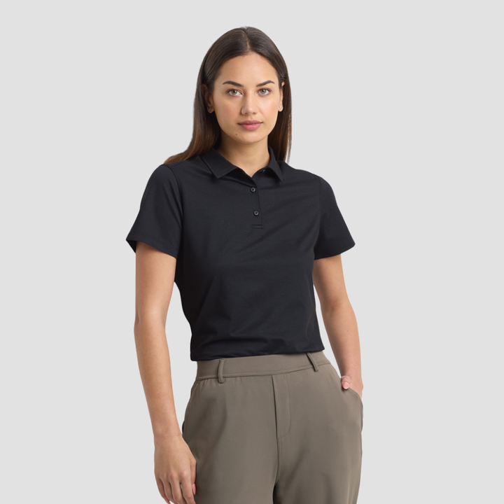 BP2616LS - Womens Fashion Biz Venture Short Sleeve Polo