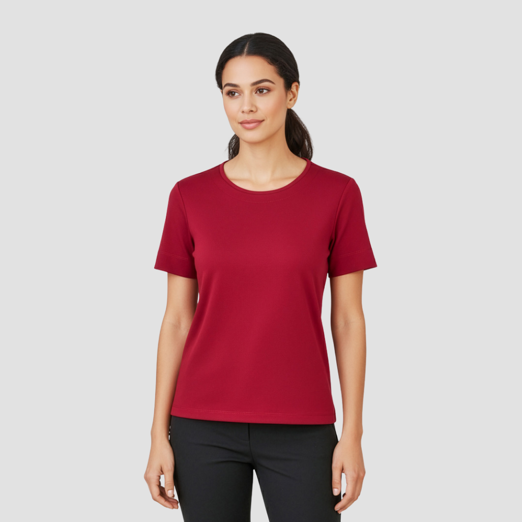 CS952LS - Womens Fashion Biz Marley Short Sleeve Jersey Top