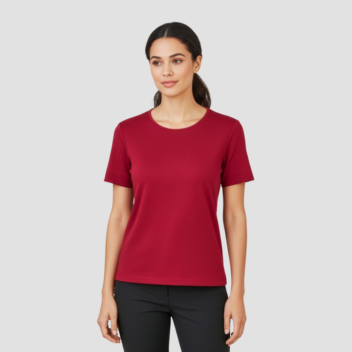 CS952LS - Womens Fashion Biz Marley Short Sleeve Jersey Top