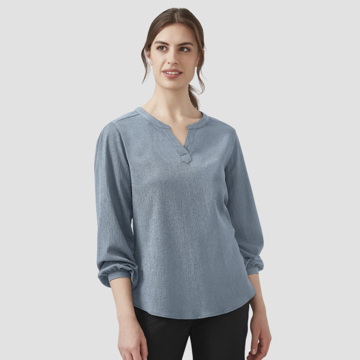 RU568LL - Womens Fashion Biz Ruché Long Sleeve Shirt