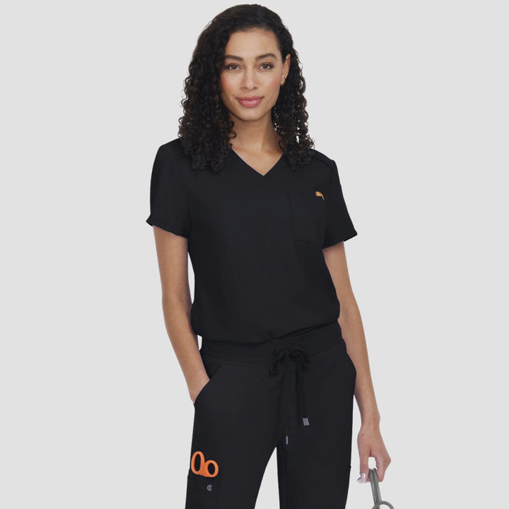 C100 - Womens Koi Cureology Aura Scrub Top
