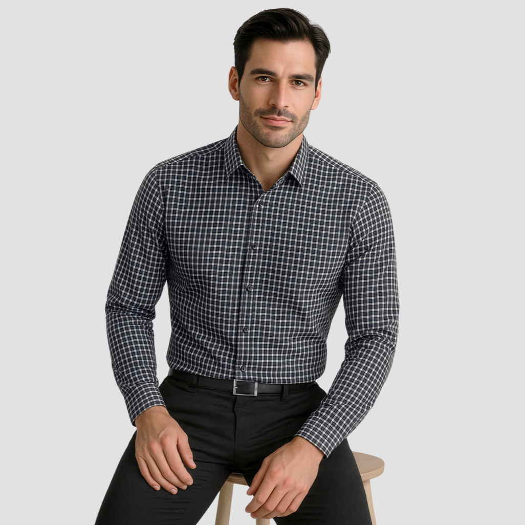 RS070ML - Mens Fashion Biz Noah Long Sleeve Shirt