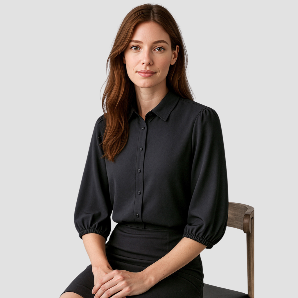 RB965LT - Womens Fashion Biz Lucy 3/4 Sleeve Blouse
