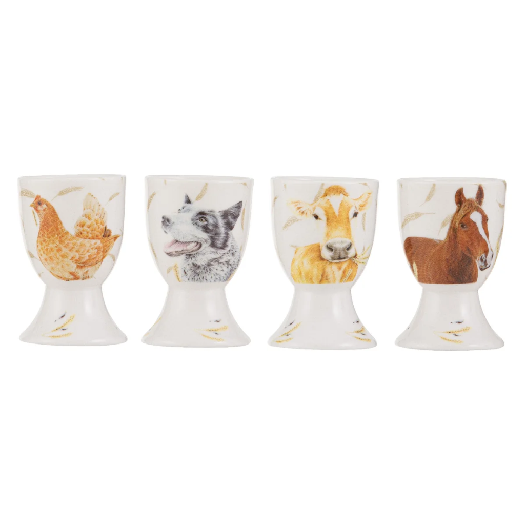 Farmyard Faces 2 4pk Egg Cups