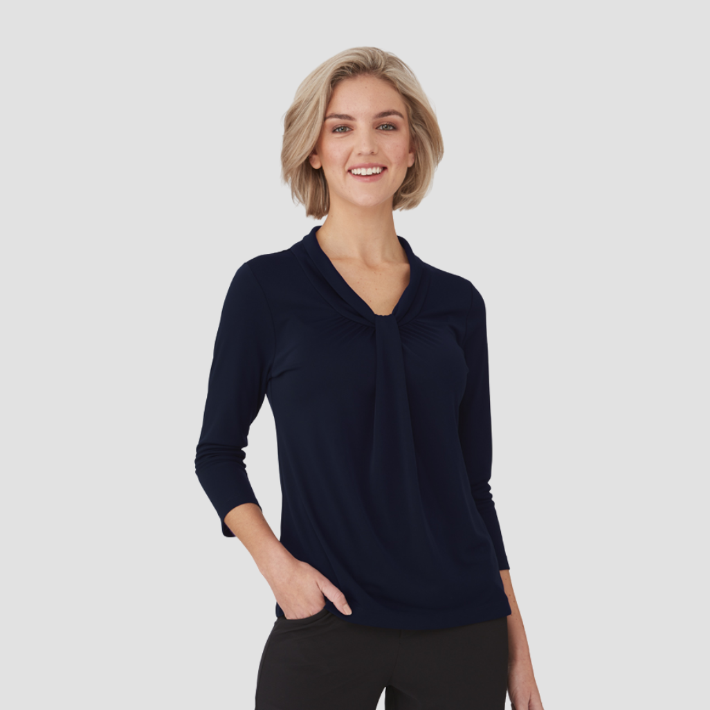 2221 - Womens City Collection Pippa 3/4 Sleeve Top