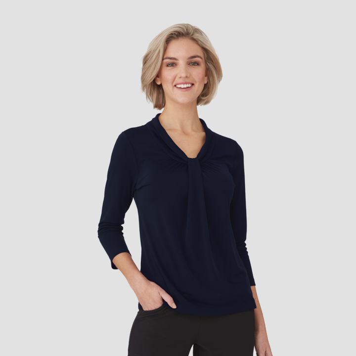 2221 - Womens City Collection Pippa 3/4 Sleeve Top