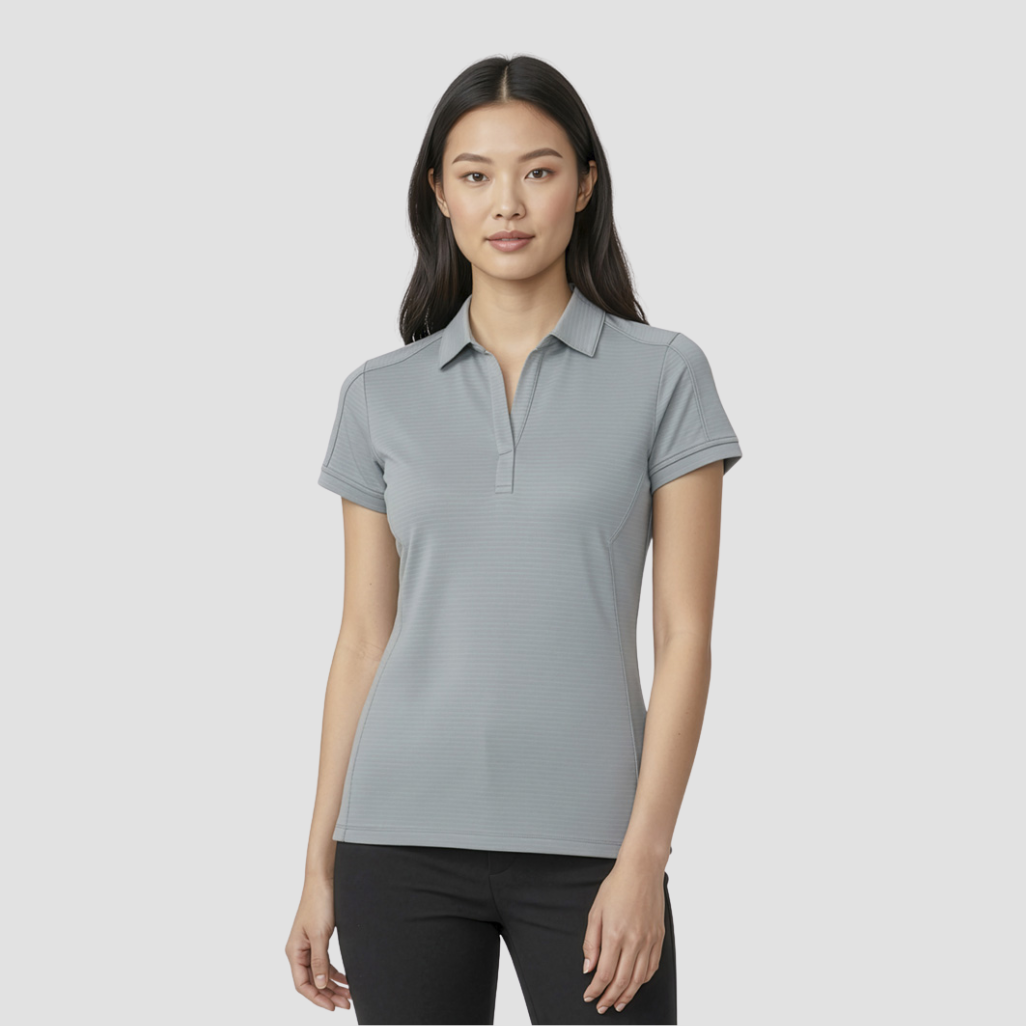 P706LS - Womens Fashion Biz Profile Short Sleeve Polo