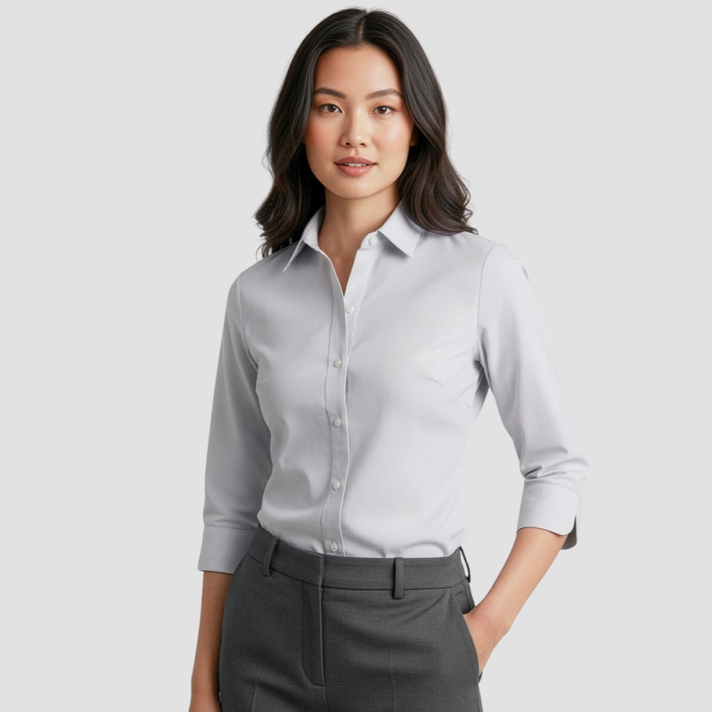 S29521 - Womens Fashion Biz Ambassador 3/4 Sleeve Top