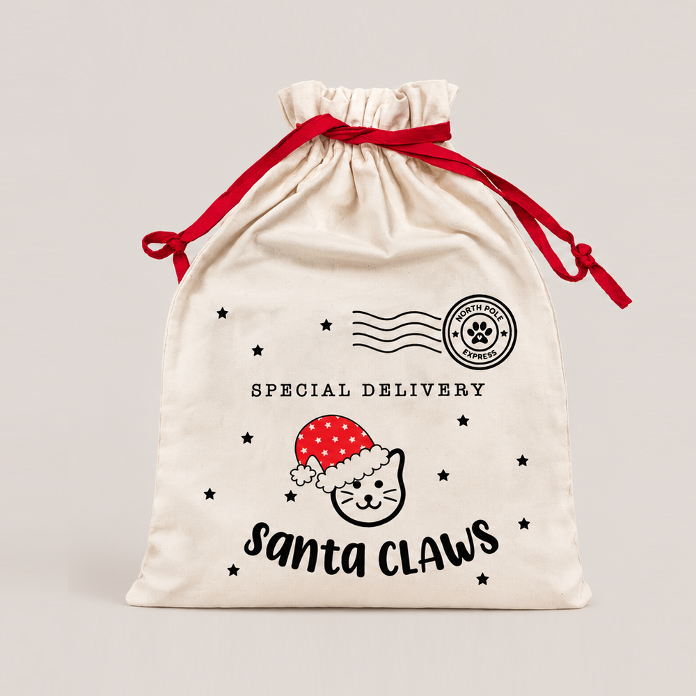 Christmas Santa Sack - Santa Claws